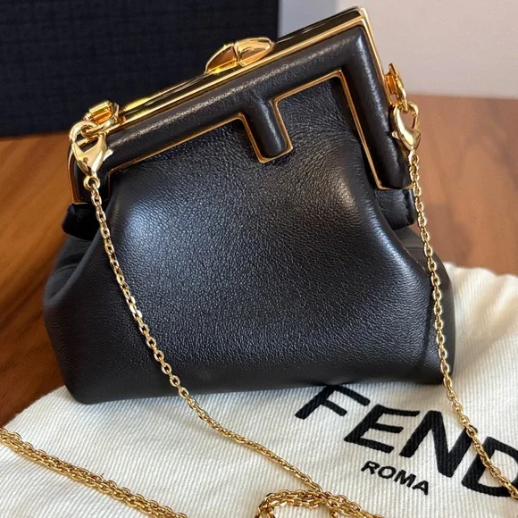 Fendi Napa Nanno bag charm crossbody - Picture 2 of 14